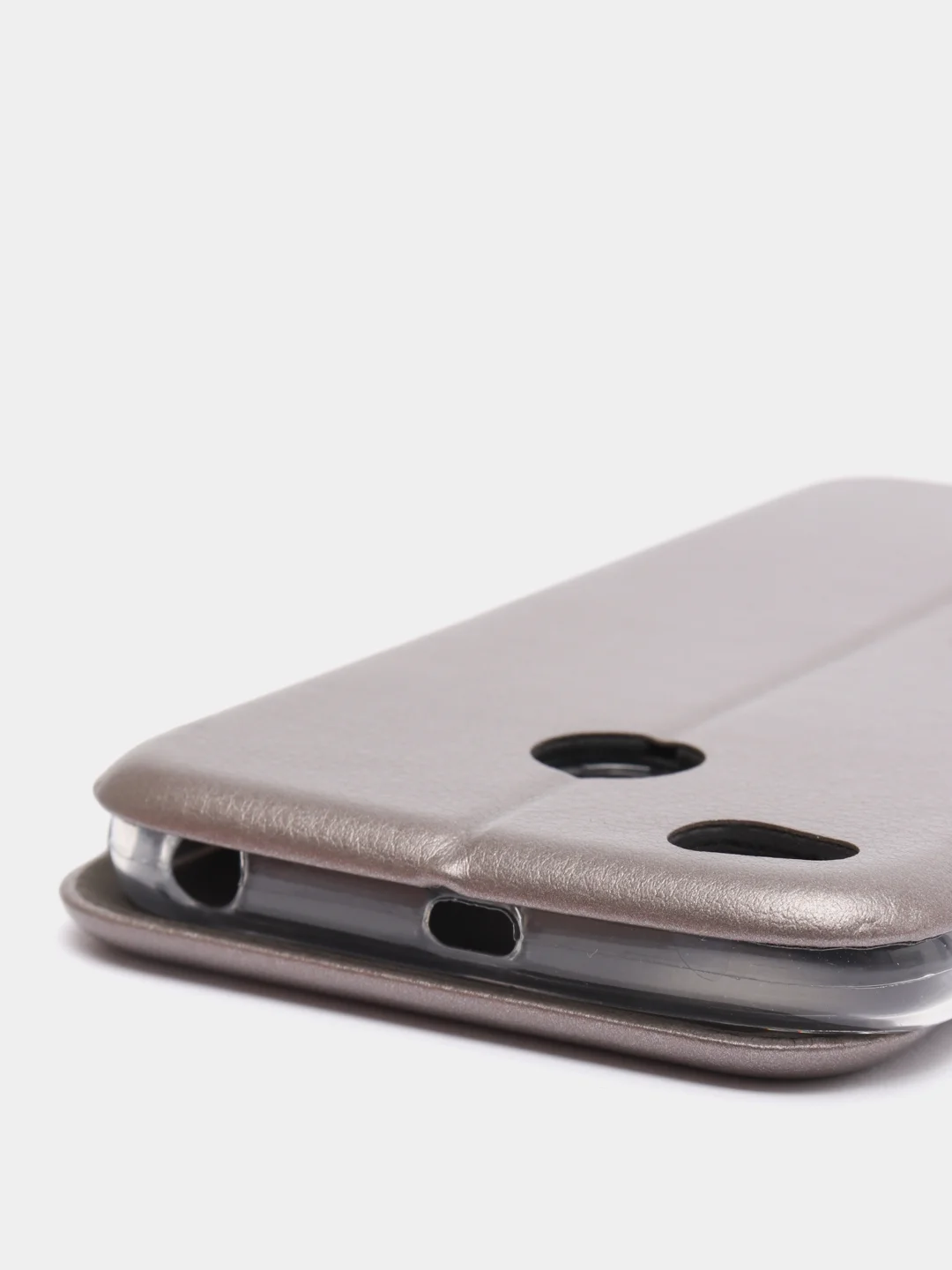 Серый чехол книжка на Xiaomi Redmi 4x
