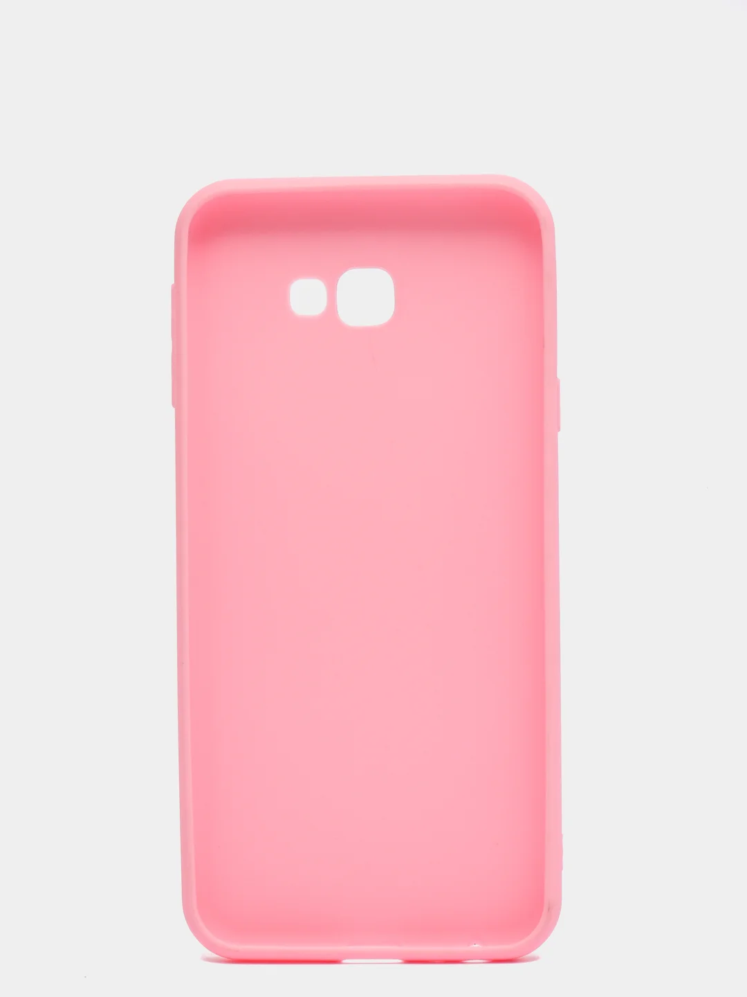 Розовый чехол Samsung Galaxy J4+ / J4 Plus, Галакси Джи4+ / Джи4 Плюс силиконовый цветной матовый