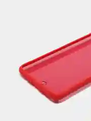 Красный чехол для Samsung Galaxy A12 Противоударные чехлы с блёстками