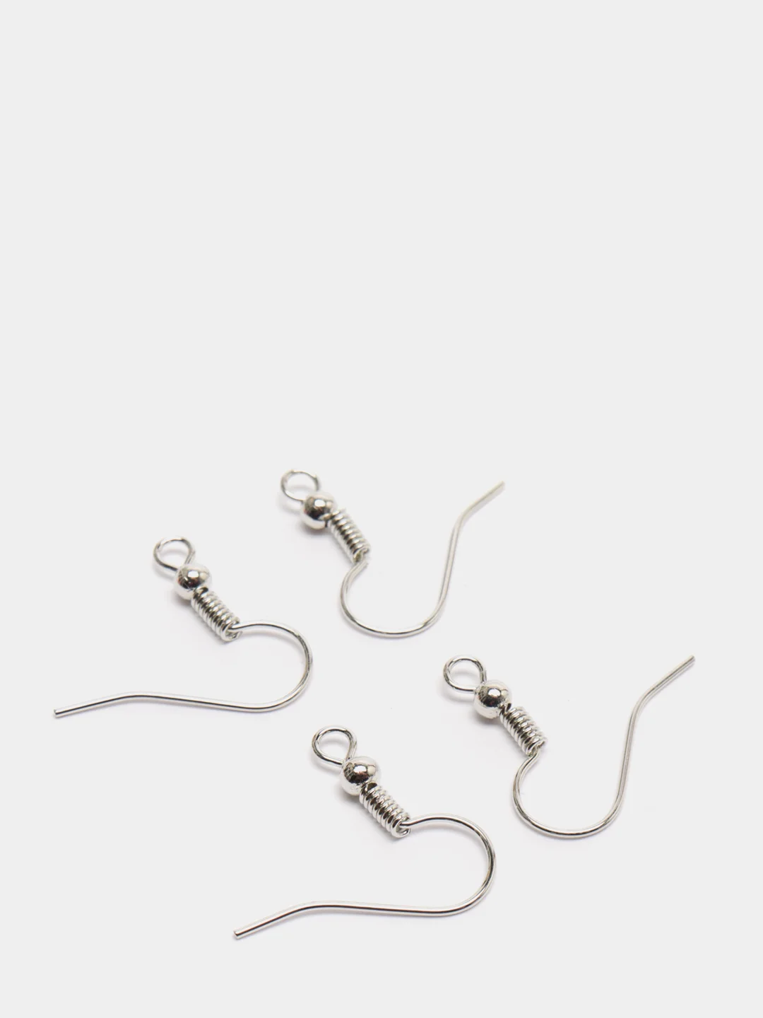 Серебряный серьги - крючки, основа, швензы, 30 штук