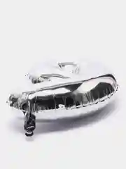 Серебряный воздушный шар "Цифры", 3 размера, 10 цветов