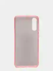 Розовый чехол силиконовый с блестками для Samsung Galaxy A50 / A50s / A30s Противоударный чехол