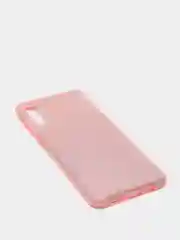 Розовый чехол силиконовый с блестками для Samsung Galaxy A50 / A50s / A30s Противоударный чехол