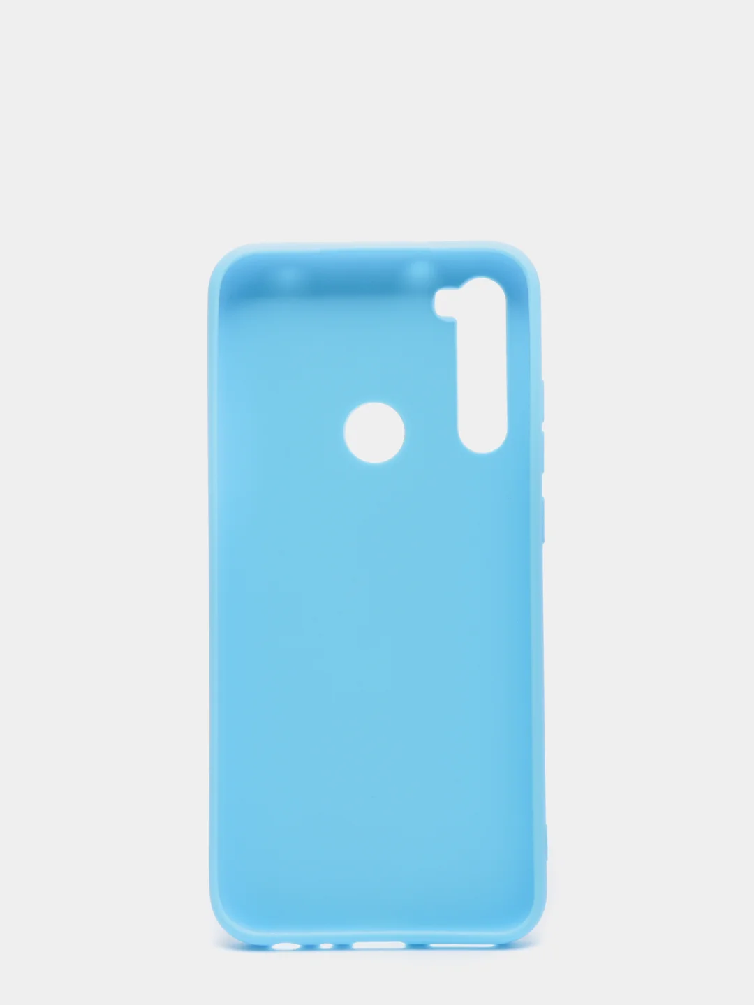 Голубой чехол Xiaomi Redmi Note 8T, Сяоми Редми Нот 8Т, силиконовый цветной матовый
