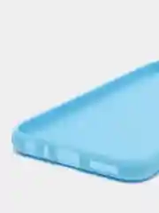 Голубой чехол Xiaomi Redmi Note 8T, Сяоми Редми Нот 8Т, силиконовый цветной матовый