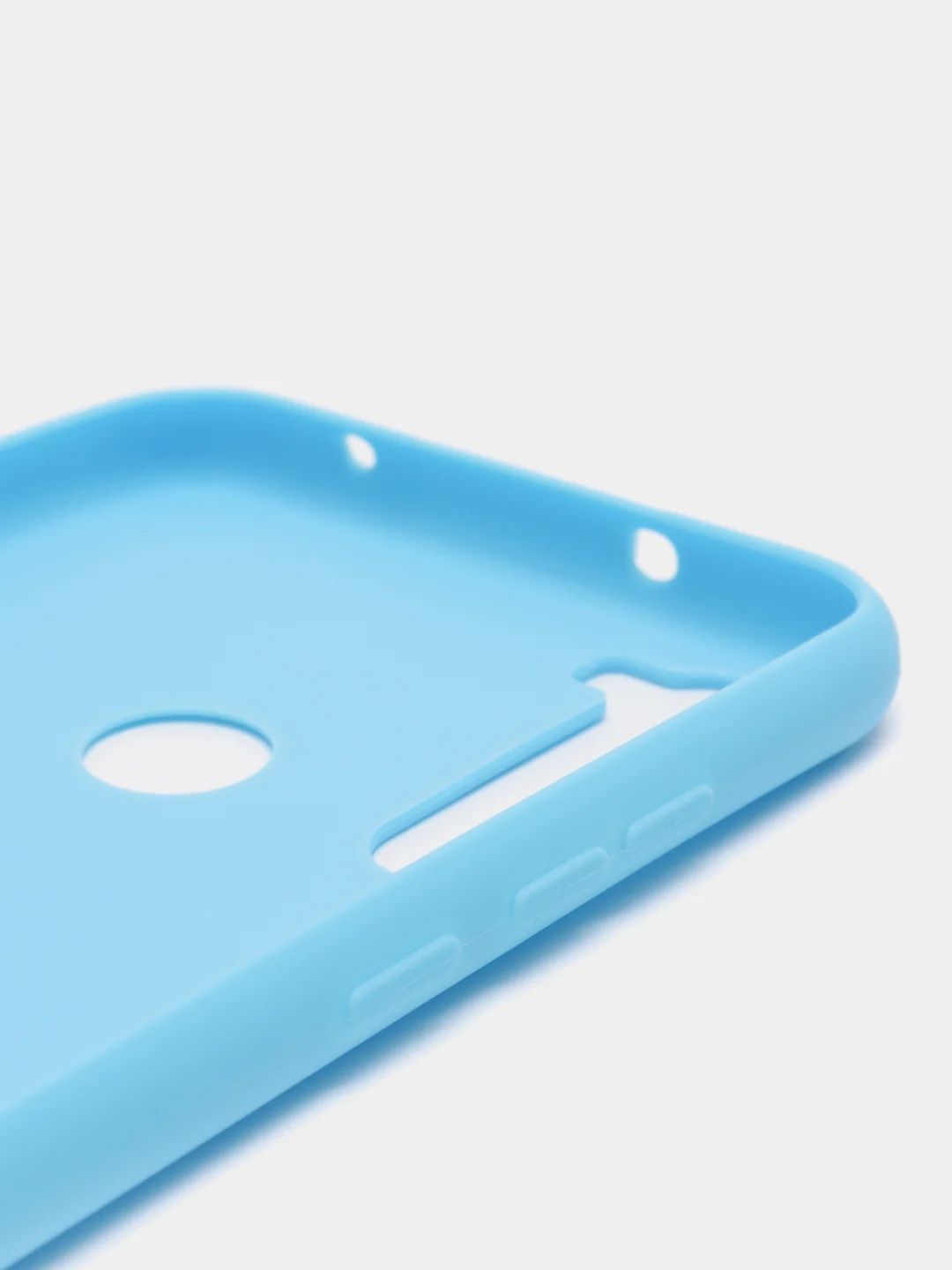 Голубой чехол Xiaomi Redmi Note 8T, Сяоми Редми Нот 8Т, силиконовый цветной матовый