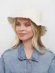 Молочный панама джинсовая, унисекс
