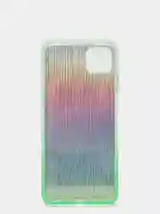 Зеленый чехол для Samsung A22S/A226B силиконовый прозрачный с кармашком для карт