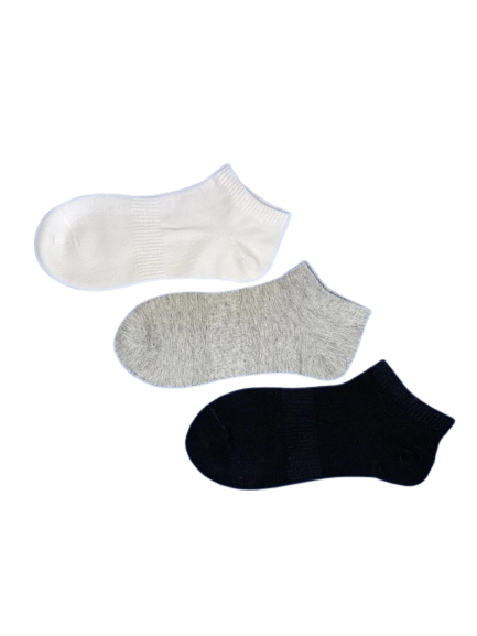 Носки короткие однотонные, рамеры 36-41, 41-47