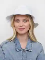 Белый панама джинсовая, унисекс