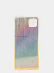 Желтый чехол для Samsung A22S/A226B силиконовый прозрачный с кармашком для карт
