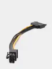 Кабель питания видеокарты SATA - PCIe 6pin