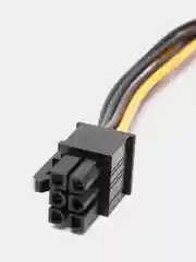 Кабель питания видеокарты SATA - PCIe 6pin