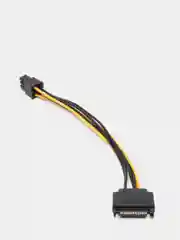 Кабель питания видеокарты SATA - PCIe 6pin