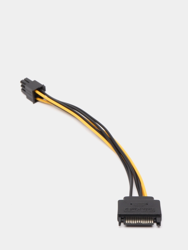 Кабель питания видеокарты SATA - PCIe 6pin