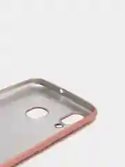 Розовый чехол Samsung Galaxy A20 / A30, Самсунг Галакси А20 / А30 силиконовый матовый металлик