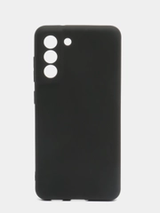 Чехол Samsung Galaxy S21 FE, Самсунг Галакси С21 ФЕ черный силиконовый