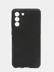 Черный чехол Samsung Galaxy S21 FE, Самсунг Галакси С21 ФЕ черный силиконовый