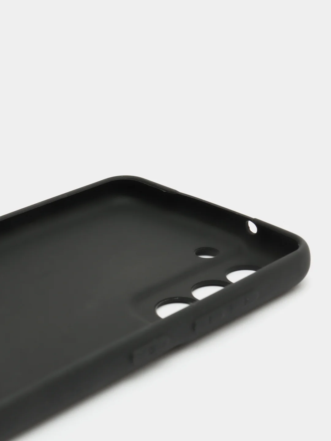 Черный чехол Samsung Galaxy S21 FE, Самсунг Галакси С21 ФЕ черный силиконовый
