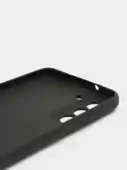 Черный чехол Samsung Galaxy S21 FE, Самсунг Галакси С21 ФЕ черный силиконовый