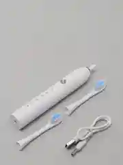 Белый звуковая электрическая зубная щетка Sonic SC-502
