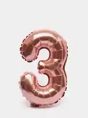 Медный воздушный шар "Цифры", 3 размера, 10 цветов