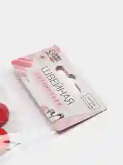 Набор нашивок из дерева "Hand made with love", 2 х 2 см, 10 штук, цвет красный