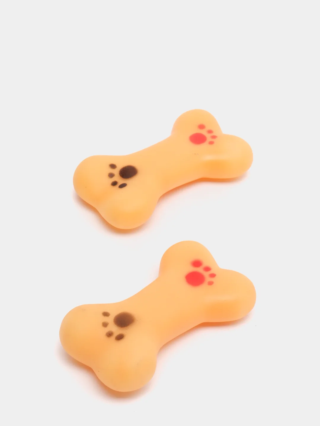 Игрушка резиновая пищалка "Косточка" 8,5 см 2штуки