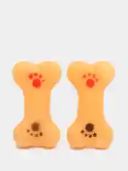 Игрушка резиновая пищалка "Косточка" 8,5 см 2штуки
