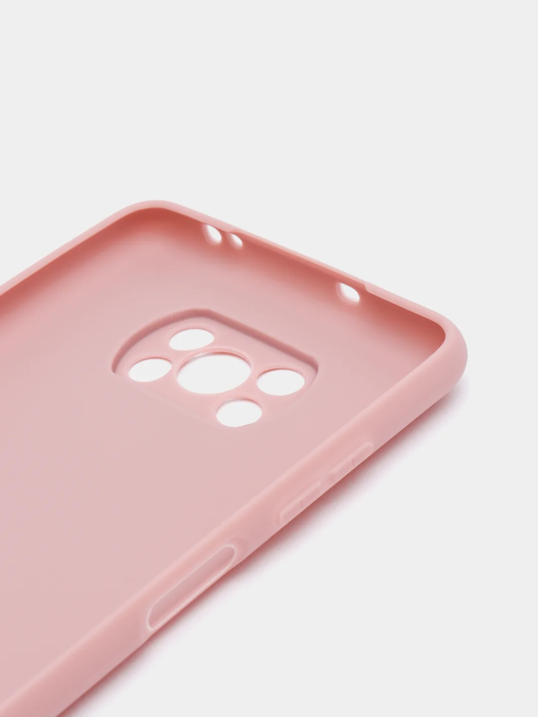 Коралловый меланж чехол Xiaomi Poco X3 (NFC) / X3 Pro, силиконовый, цветной, матовый