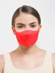 Красный защитная маска с каркасом, неопрен
