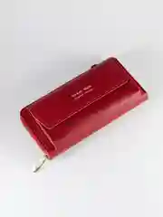 Черный горизонтальная сумка-клатч через плечо для телефона, кошелька, документов и ключей DP37