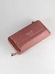 Черный горизонтальная сумка-клатч через плечо для телефона, кошелька, документов и ключей DP37
