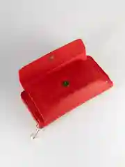 Алый горизонтальная сумка-клатч через плечо для телефона, кошелька, документов и ключей DP37