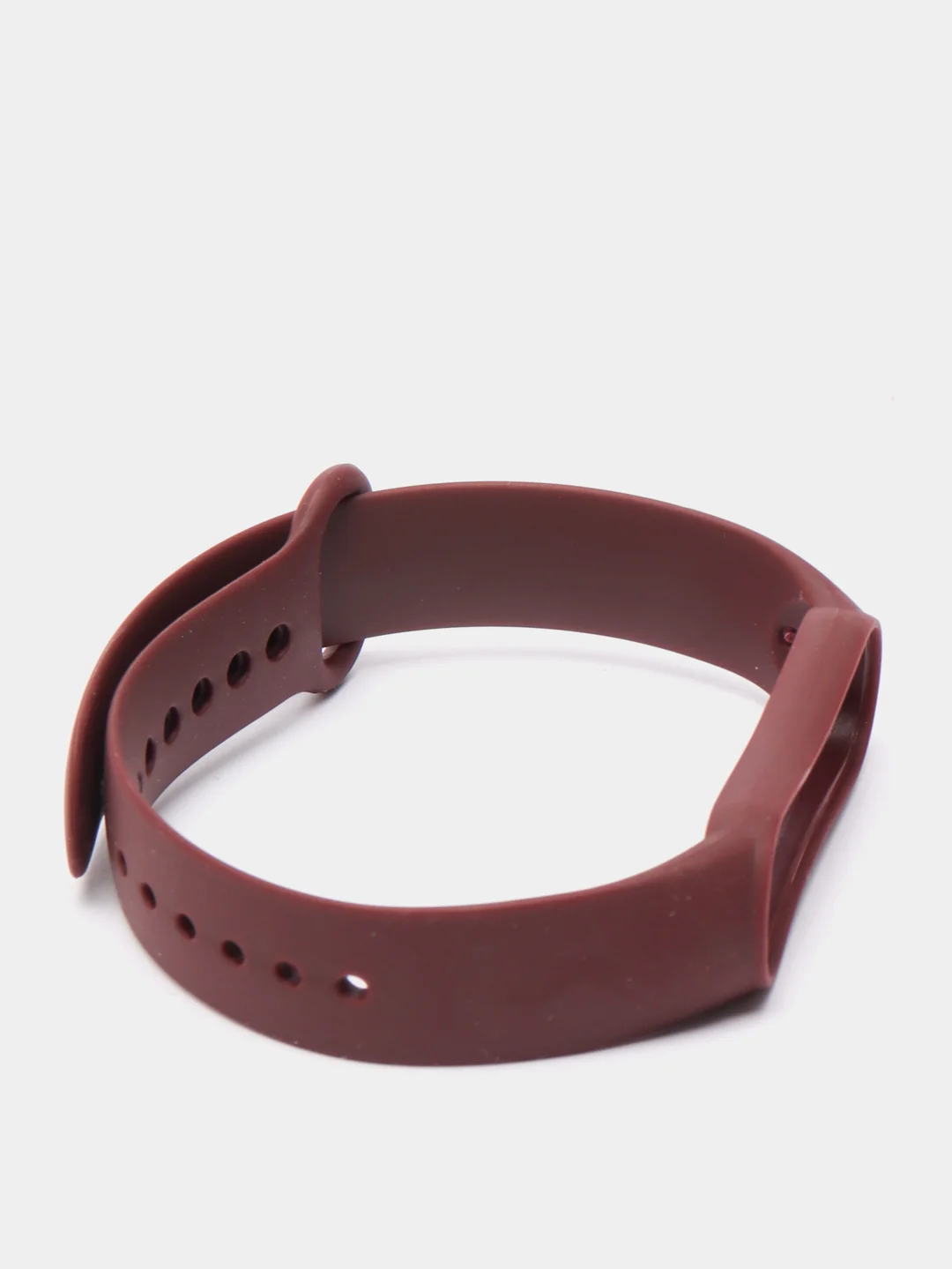 Коричневый ремешок силиконовый для Xiaomi Mi Band 5, Xiaomi Mi Band 6
