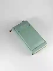 Черный вертикальная сумка-клатч через плечо для телефона, кошелька, документов и ключей DP36
