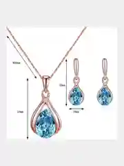 Комплект серьги и колье