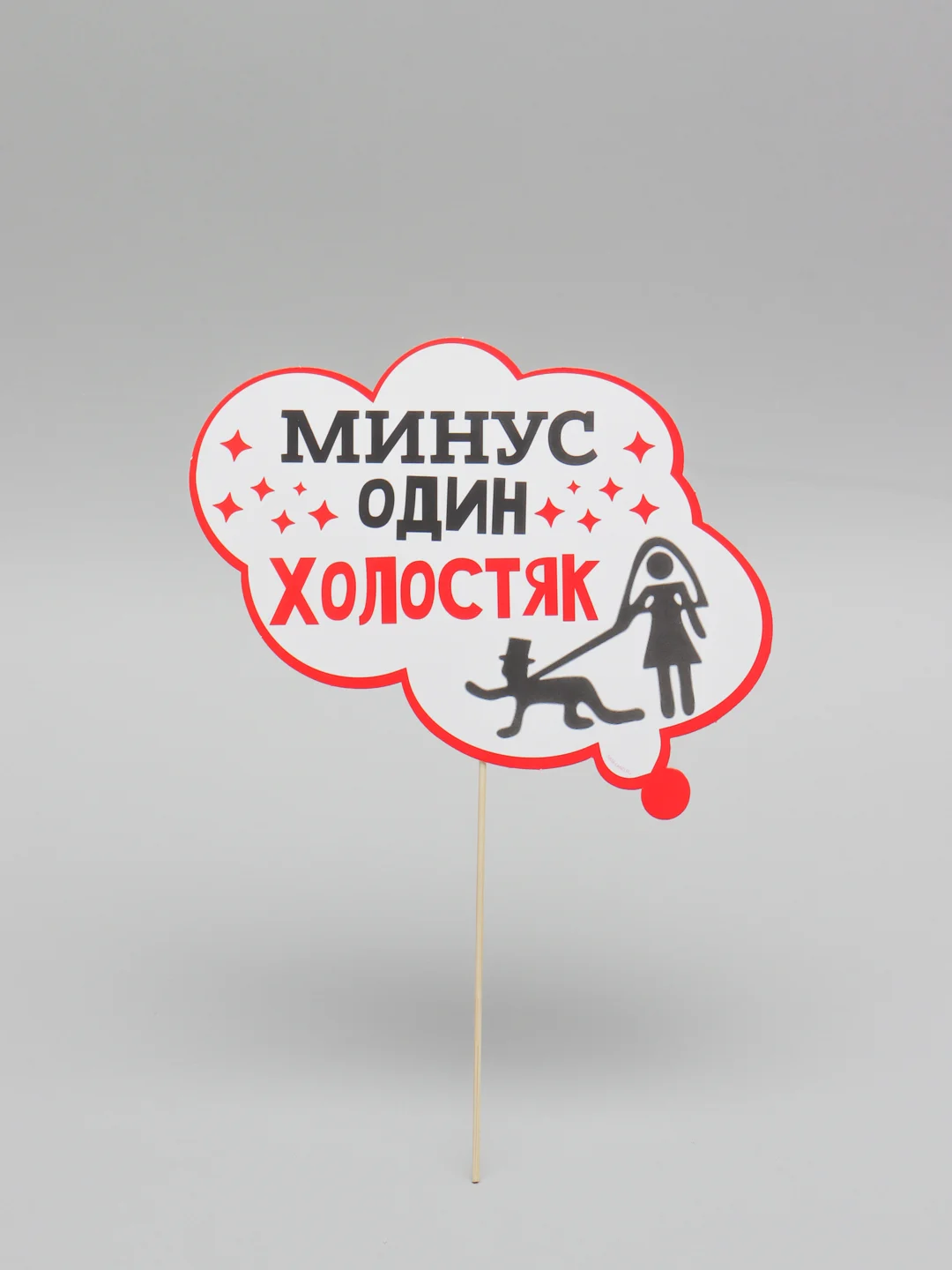 Фотобутафория "Осторожно, девичник!", 10 штук, 29,5 х 21 см