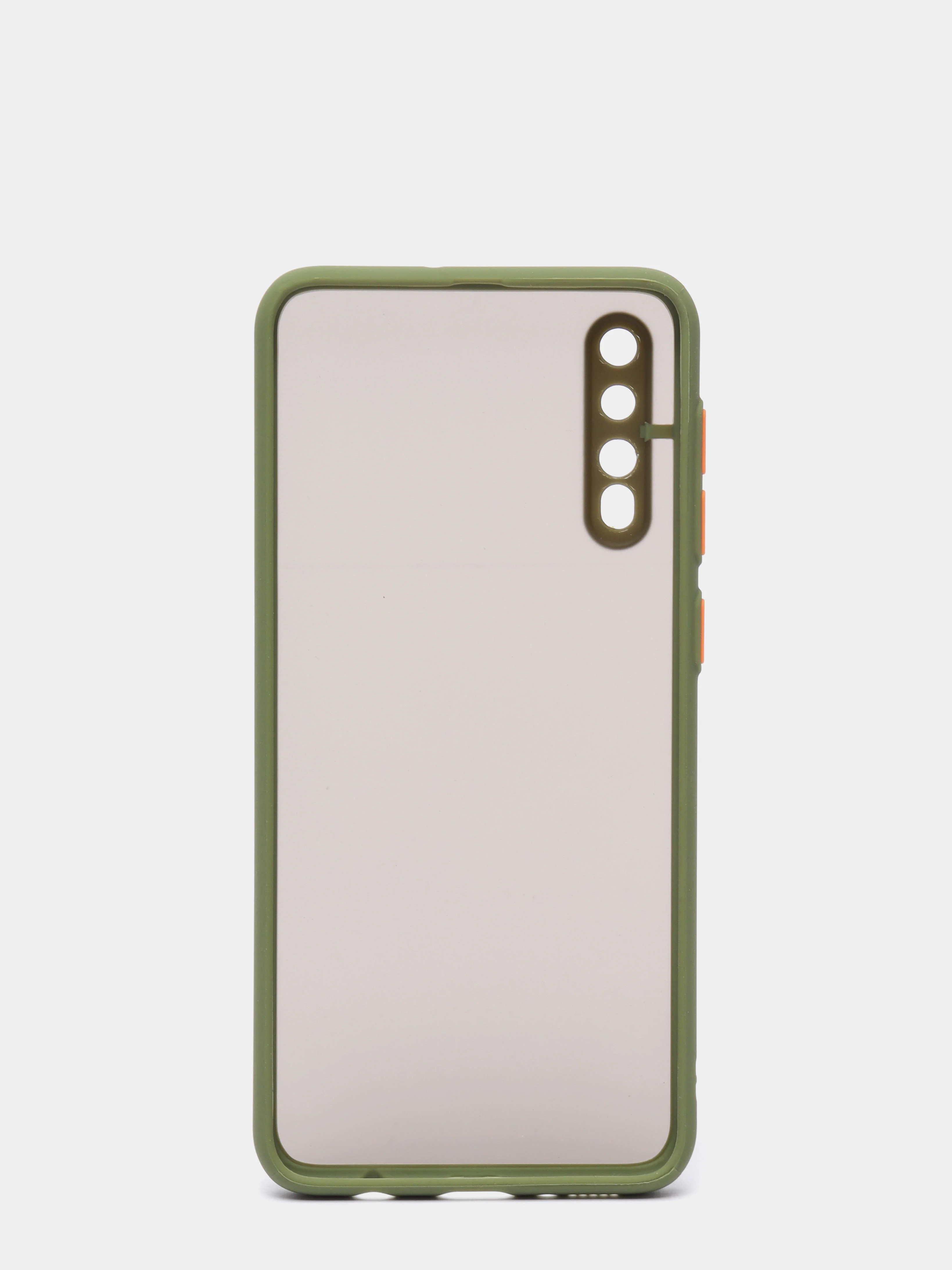 Лесной зеленый чехол Samsung Galaxy A50 / A50s / A30s, пластиковый, матовый с цветными кнопками