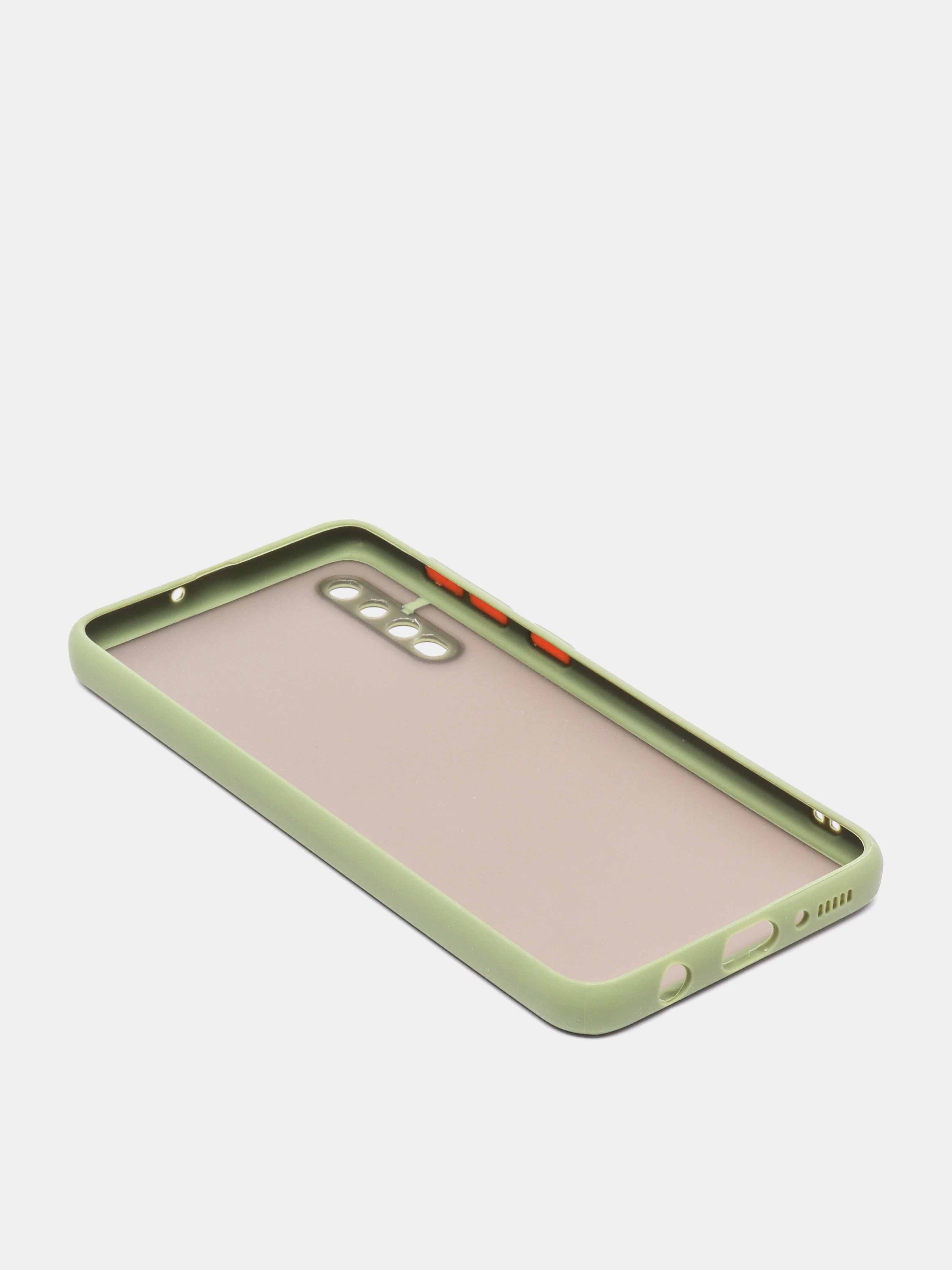 Лесной зеленый чехол Samsung Galaxy A50 / A50s / A30s, пластиковый, матовый с цветными кнопками