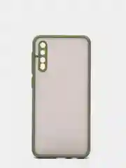 Лесной зеленый чехол Samsung Galaxy A50 / A50s / A30s, пластиковый, матовый с цветными кнопками