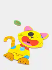 Коралловый рамка-вкладыш Деревянный пазл - головоломка