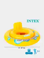 Детский надувной круг для плавания INTEX "My baby float", с сиденьем