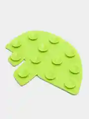 Зеленый мини коврик сквидопоп для ванны - игрушка для купания на присосках