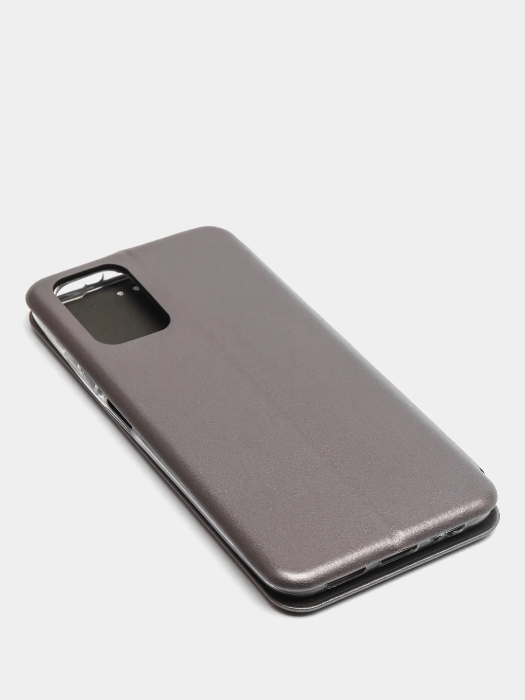 Серый чехол книжка Xiaomi Redmi Note 10, Note 10S, Poco M5S (Сяоми Редми Нот 10, Поко М5С)