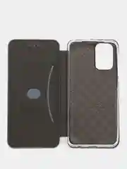 Серый чехол книжка Xiaomi Redmi Note 10, Note 10S, Poco M5S (Сяоми Редми Нот 10, Поко М5С)