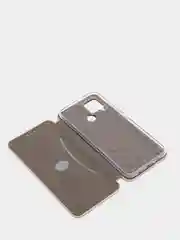 Золотой чехол-книжка для Realme C12 / C15 / C25 / C25S