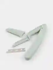 Зеленый триммер для бровей