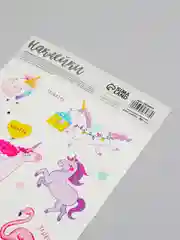 Небесно-голубой наклейки-стикеры для ежедневника.  Бумажные наклейки для творчества, 72 вида