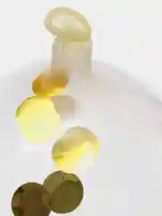Золотой воздушные шары с конфетти, 5 шт/уп